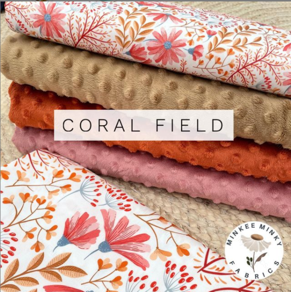 Coral Field (January Pre-Order) Digital Fabric Preorder