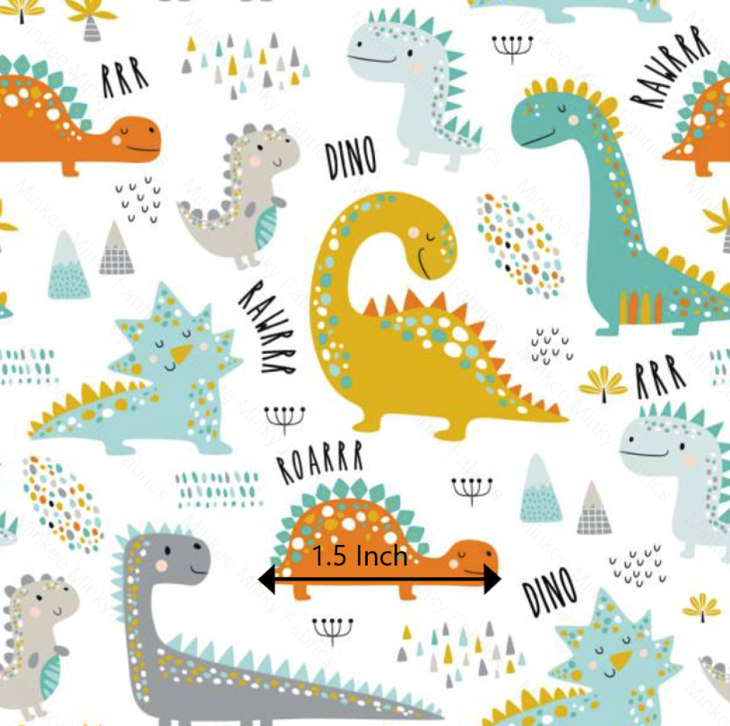 Dinosaur Roar (August Pre-Order) Digital Fabric Preorder