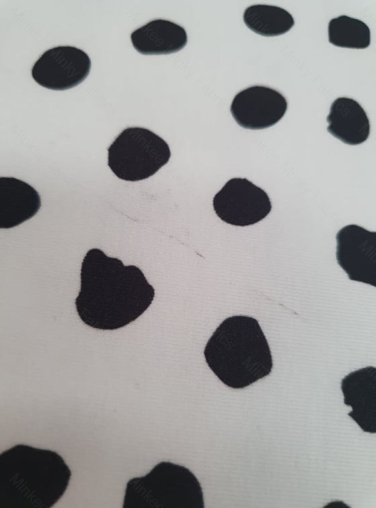 Dotty Days - Cotton Lycra / 1.5 Inch *seconds* Fabric Seconds
