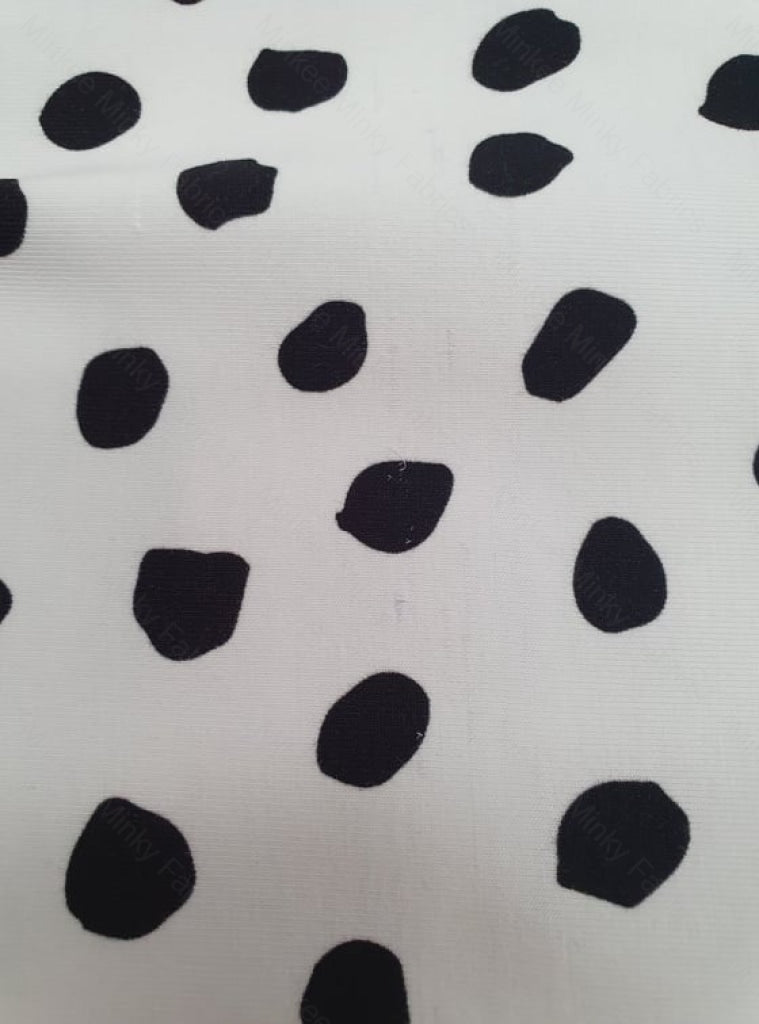 Dotty Days - Cotton Lycra / 1.5 Inch *seconds* Fabric Seconds
