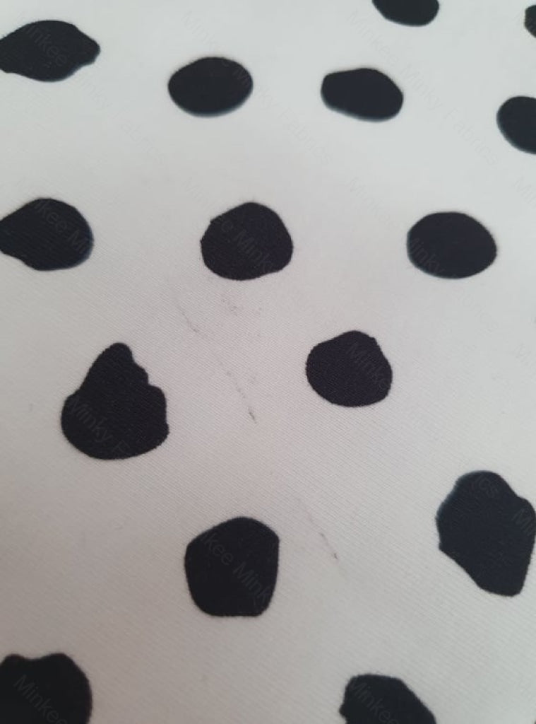 Dotty Days - Cotton Lycra / 1.5 Inch *seconds* Fabric Seconds