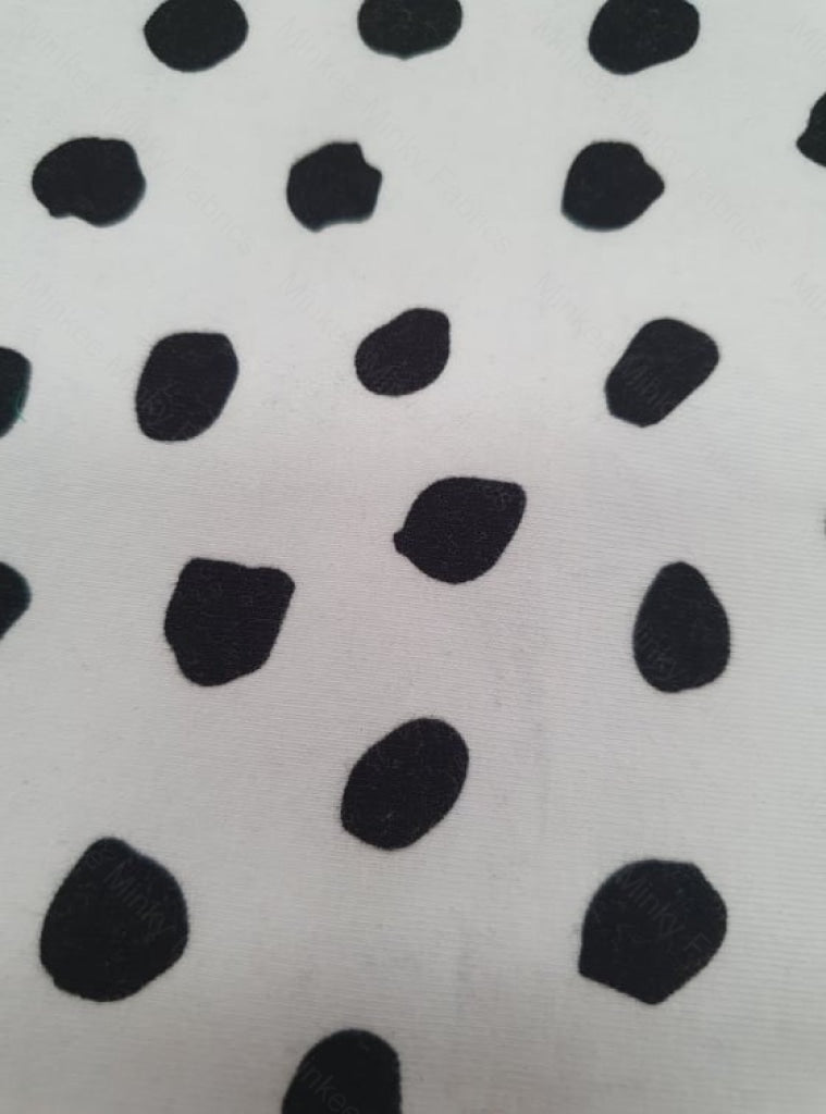 Dotty Days - Cotton Lycra / 1.5 Inch *seconds* Fabric Seconds