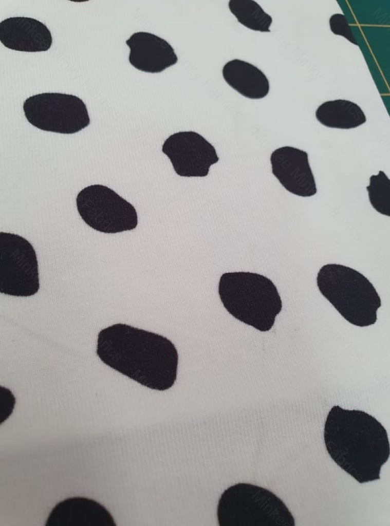 Dotty Days - Cotton Lycra / 1.5 Inch *seconds* Fabric Seconds