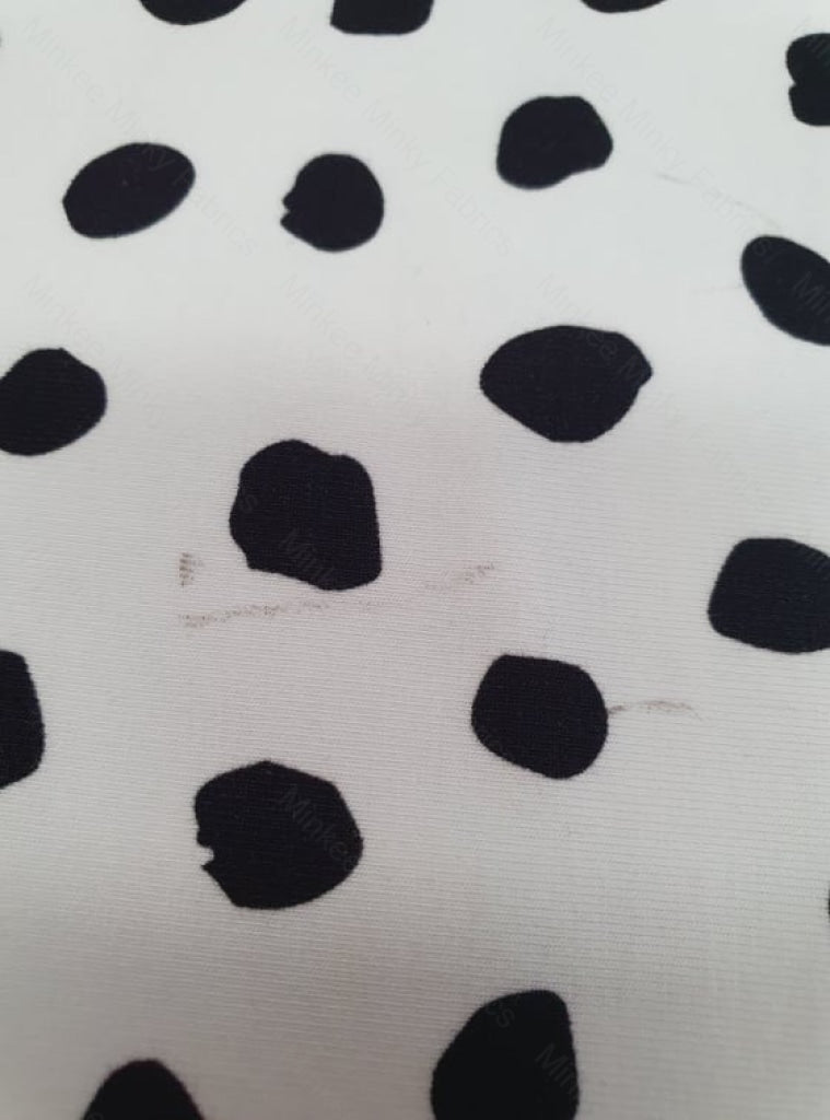 Dotty Days - Cotton Lycra / 1.5 Inch *seconds* Fabric Seconds