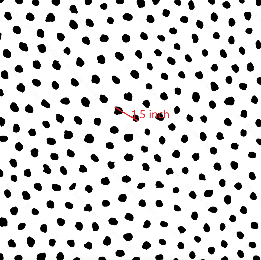 Dotty Days - Cotton Lycra / 1.5 Inch *seconds* Fabric Seconds