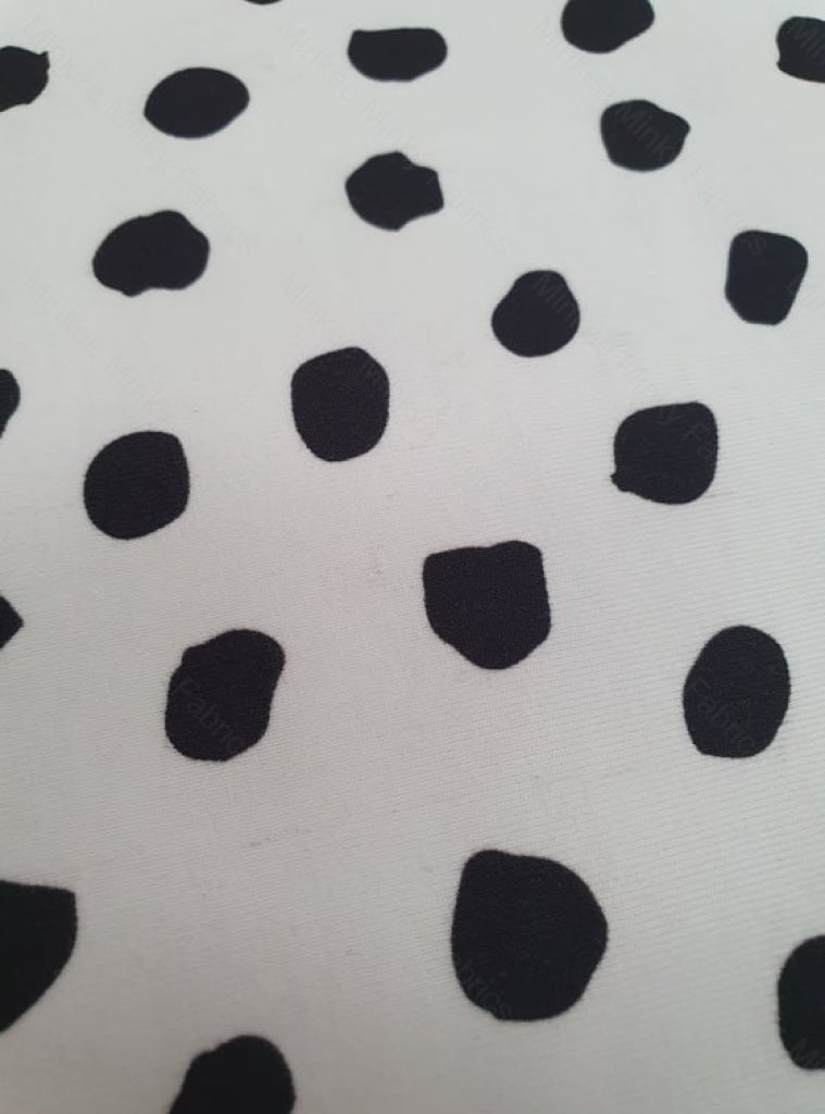 Dotty Days - Cotton Lycra / 1.5 Inch *seconds* Fabric Seconds