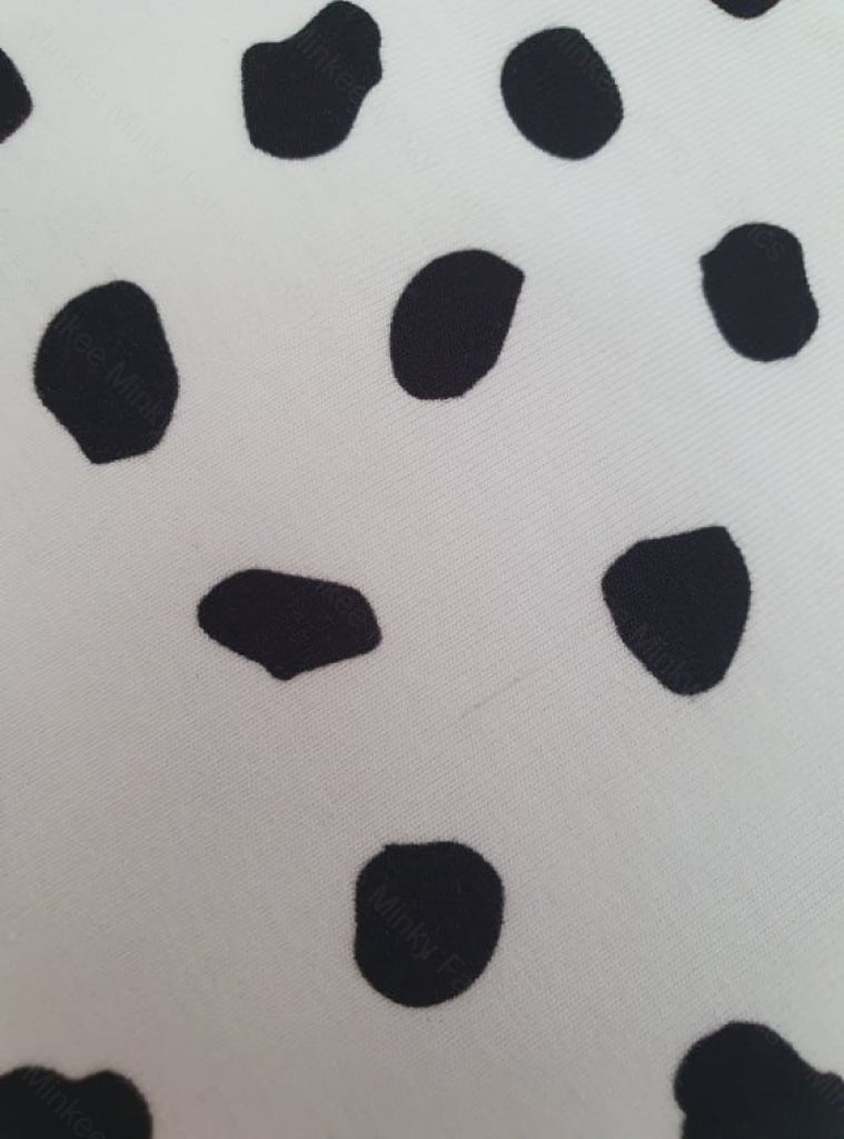 Dotty Days - Cotton Lycra / 1.5 Inch *seconds* Fabric Seconds