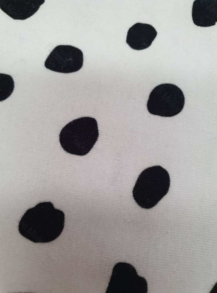 Dotty Days - Cotton Lycra / 1.5 Inch *seconds* Fabric Seconds