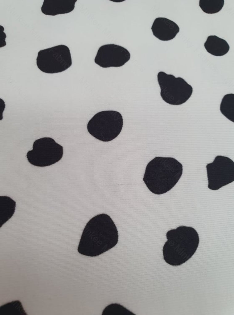 Dotty Days - Cotton Lycra / 1.5 Inch *seconds* Fabric Seconds