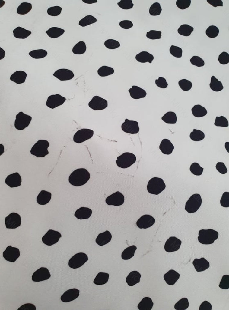 Dotty Days - Cotton Lycra / 1.5 Inch *seconds* Fabric Seconds