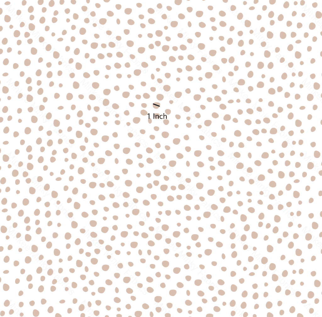 Dusty Dots - 100% Cotton Canvas Fabric Digital Retail