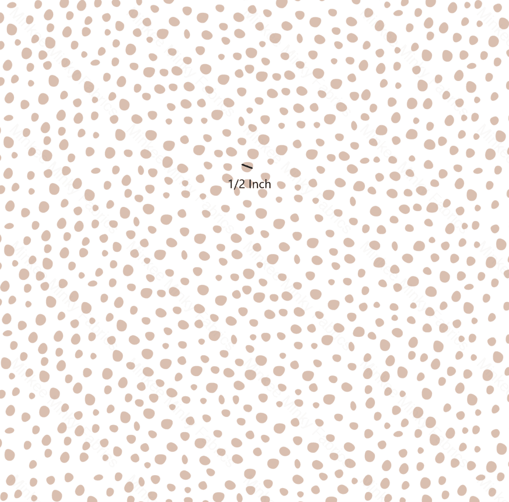 Dusty Dots - 100% Cotton Canvas Fabric Digital Retail