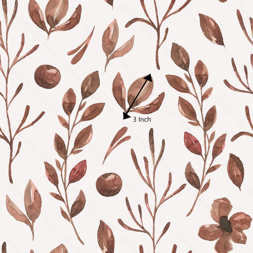 Earthy Autumn Leaves (August Pre-Order) Digital Fabric Preorder