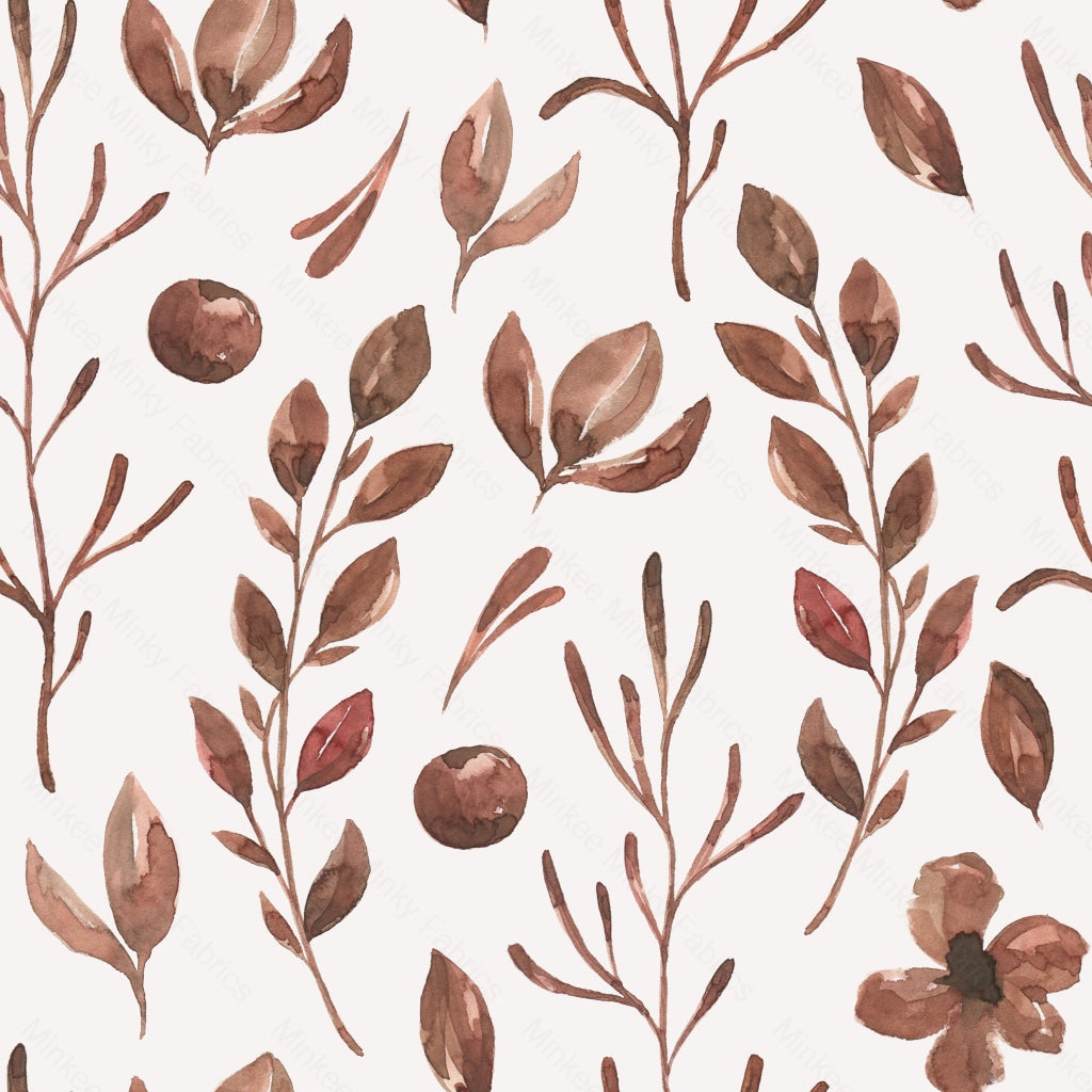 Earthy Autumn Leaves (August Pre-Order) Digital Fabric Preorder
