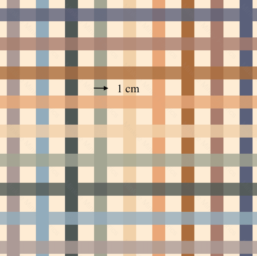 Gingham Boho - Rib Knit Fabric Digital Retail