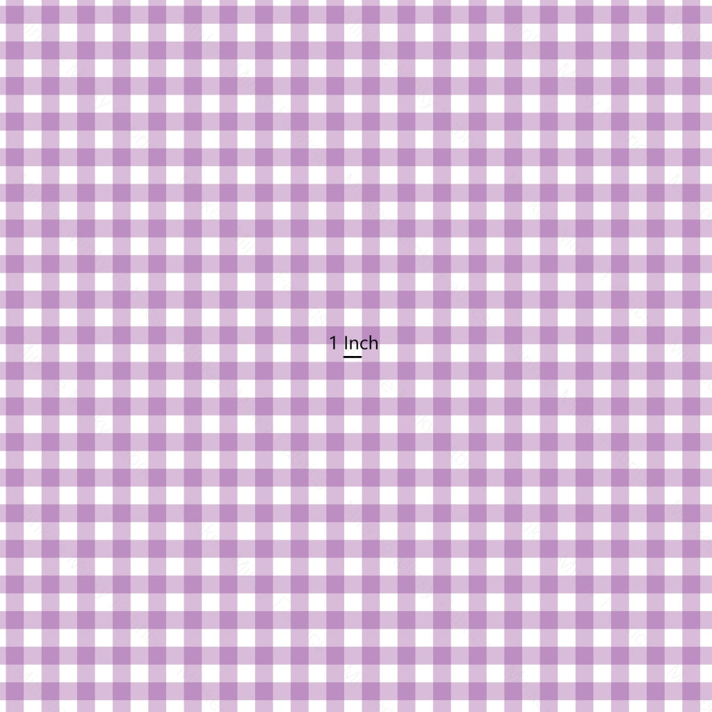 Lavender Gingham (January Pre-Order) - Fabric Digital Preorder