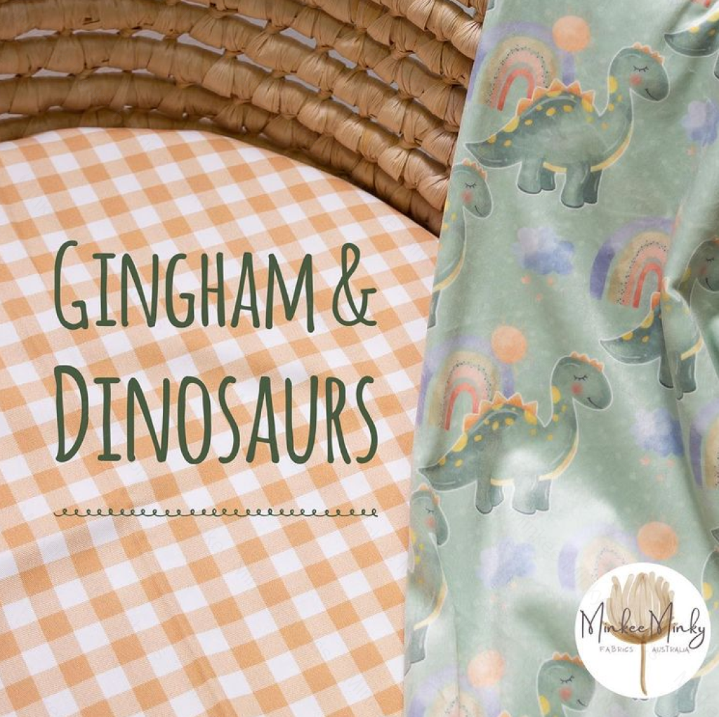 Oatmeal Gingham (August Pre-Order) Digital Fabric Preorder