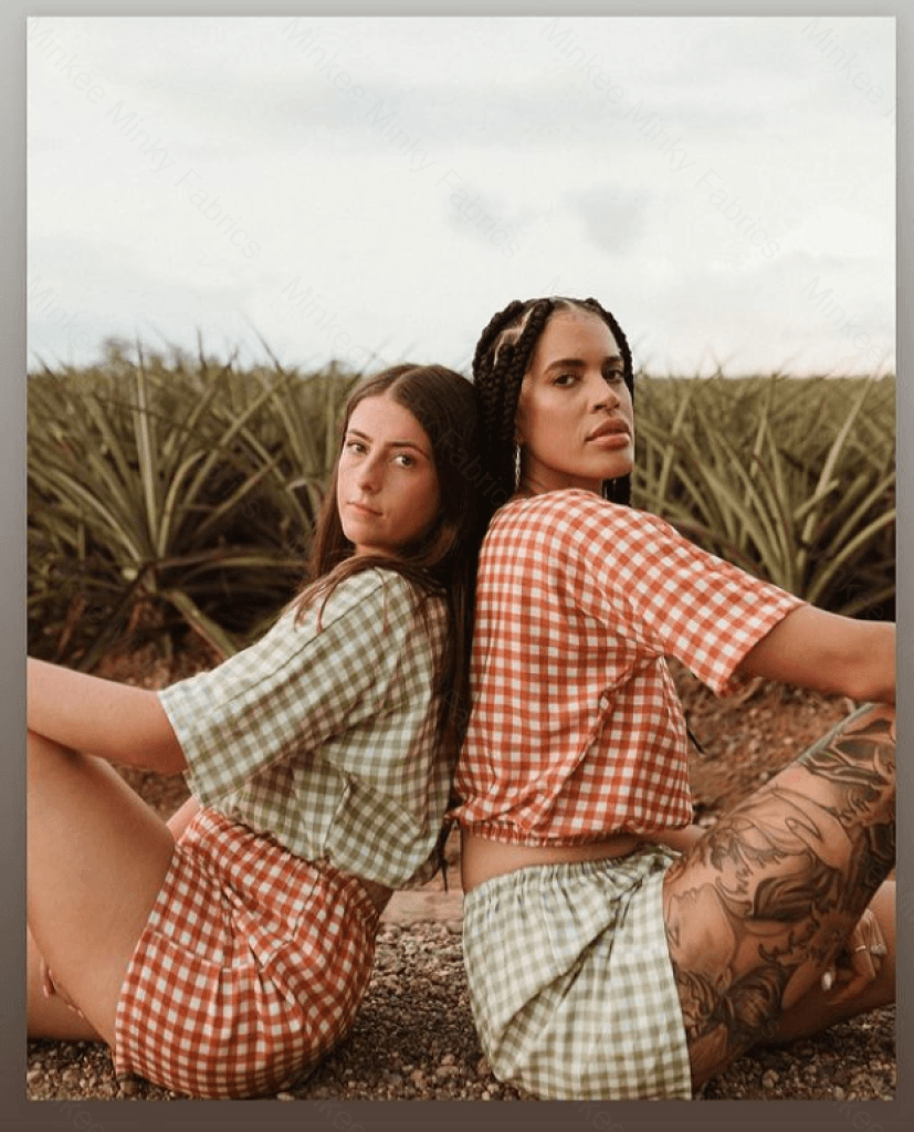 Gingham Sage (February Pre-Order) - Fabric Digital Preorder