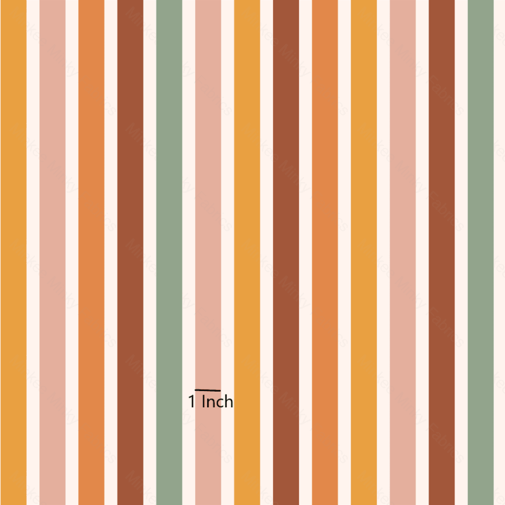 Groovy Boho Collection - Stripes (April Pre-Order) Fabric Digital Preorder
