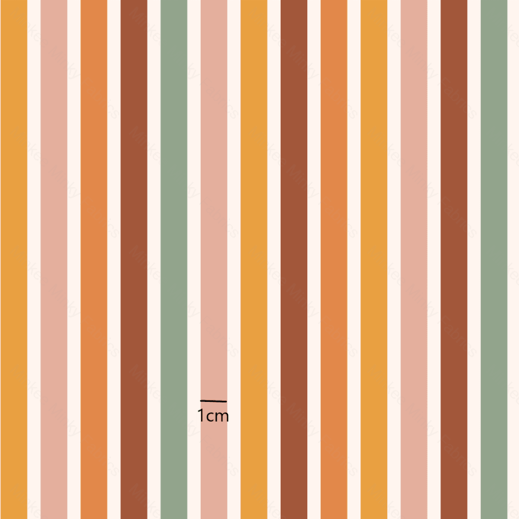 Groovy Boho Collection - Stripes (April Pre-Order) Fabric Digital Preorder