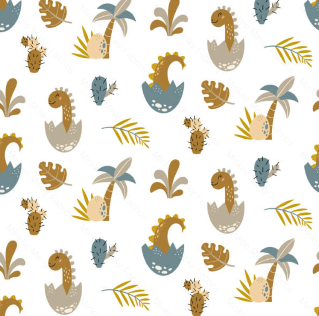 Hatching Dinosaurs (August Pre-Order) Digital Fabric Preorder