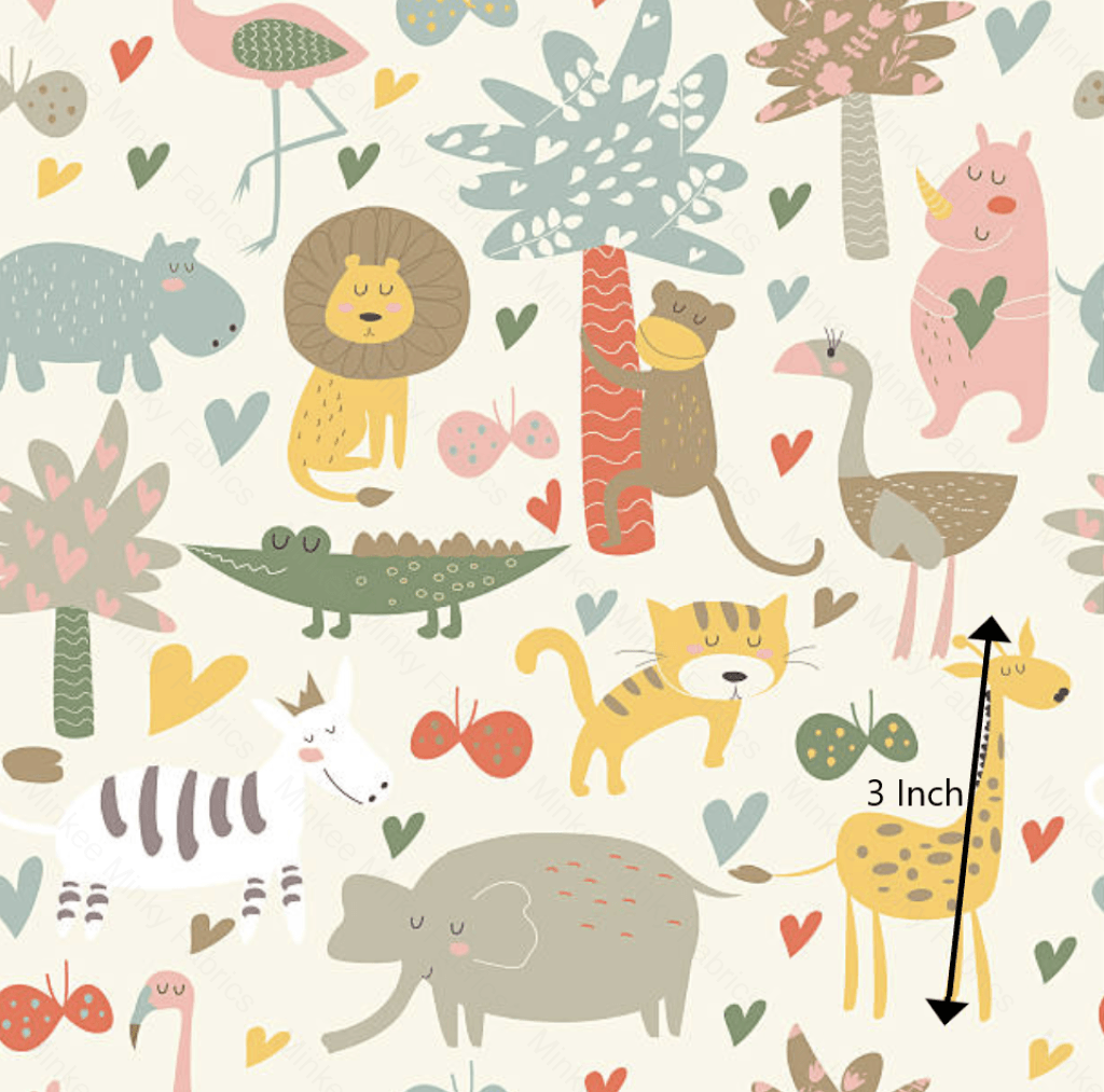Jungle Animals (January Pre-Order) - Fabric Digital Preorder