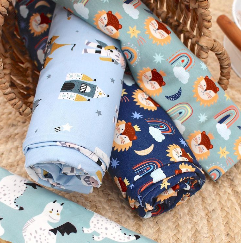 Lion Navy Pre-Order (August Pre-Order) Digital Fabric Preorder
