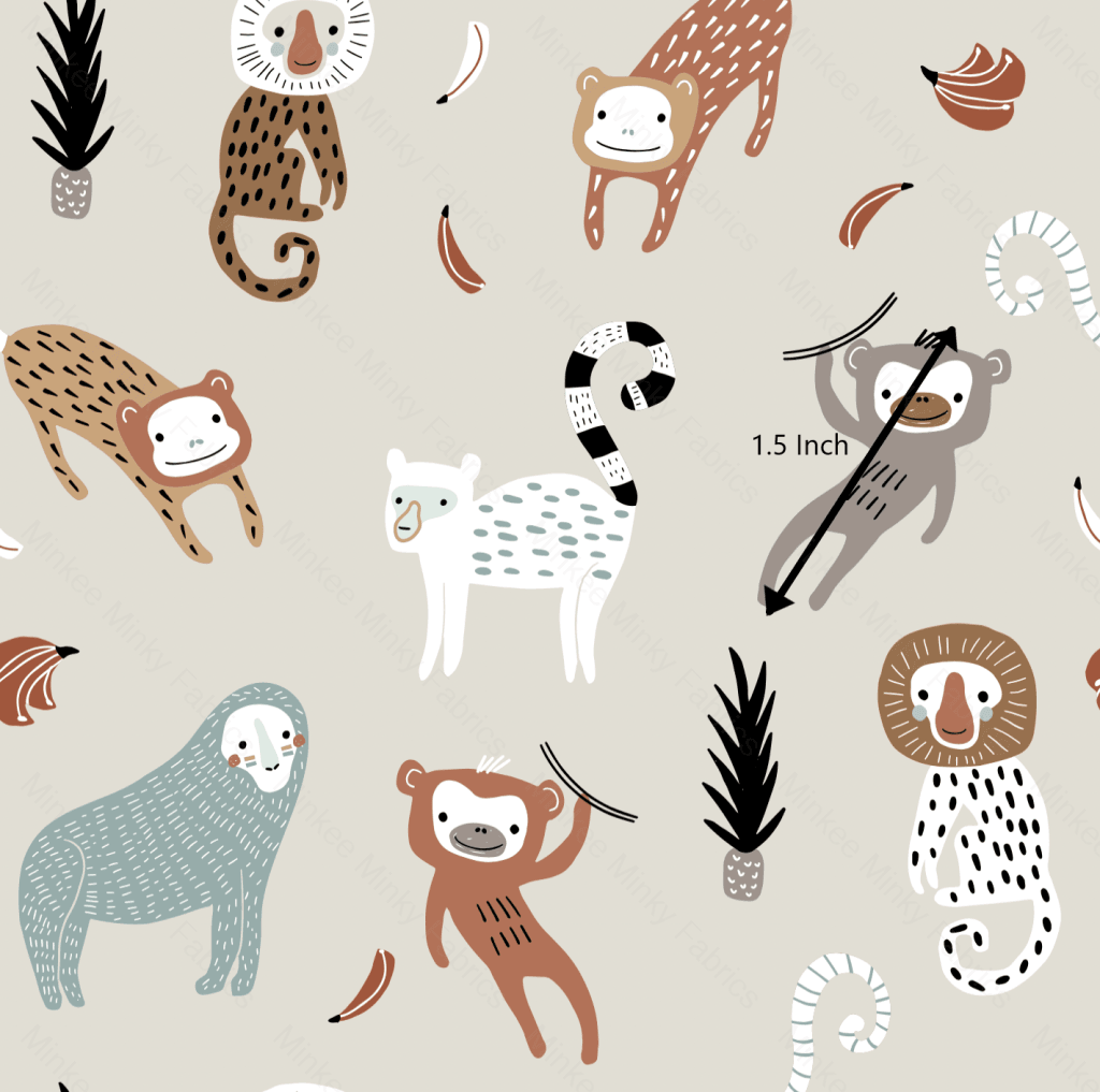 Monkey Business (August Pre-Order) Digital Fabric Preorder