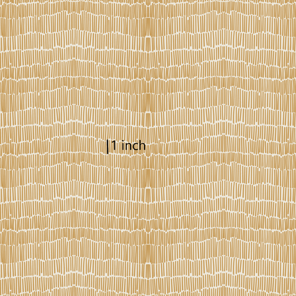 Mustard Stripes (February Pre-Order) - Fabric Digital Preorder