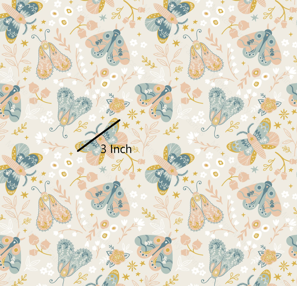 Spring Butterfly (August Pre-Order) Digital Fabric Preorder