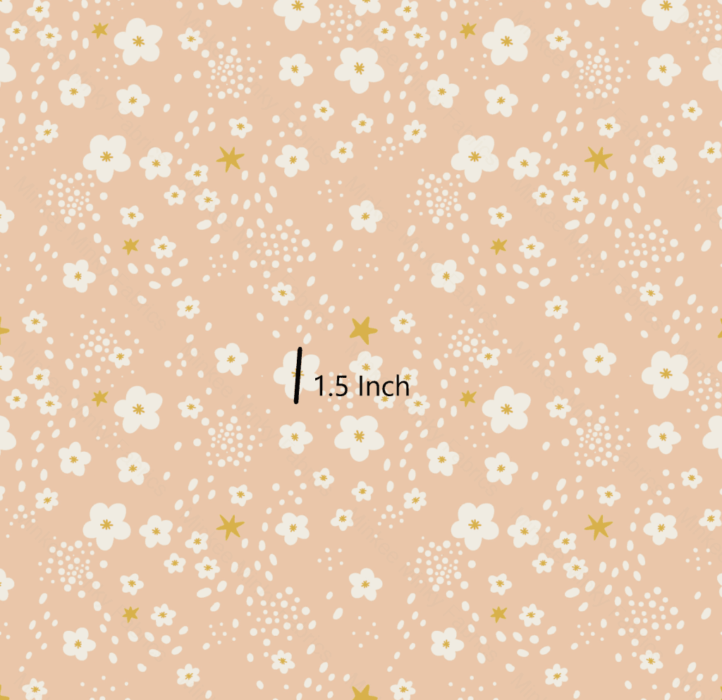 Spring Peach (August Pre-Order) Digital Fabric Preorder