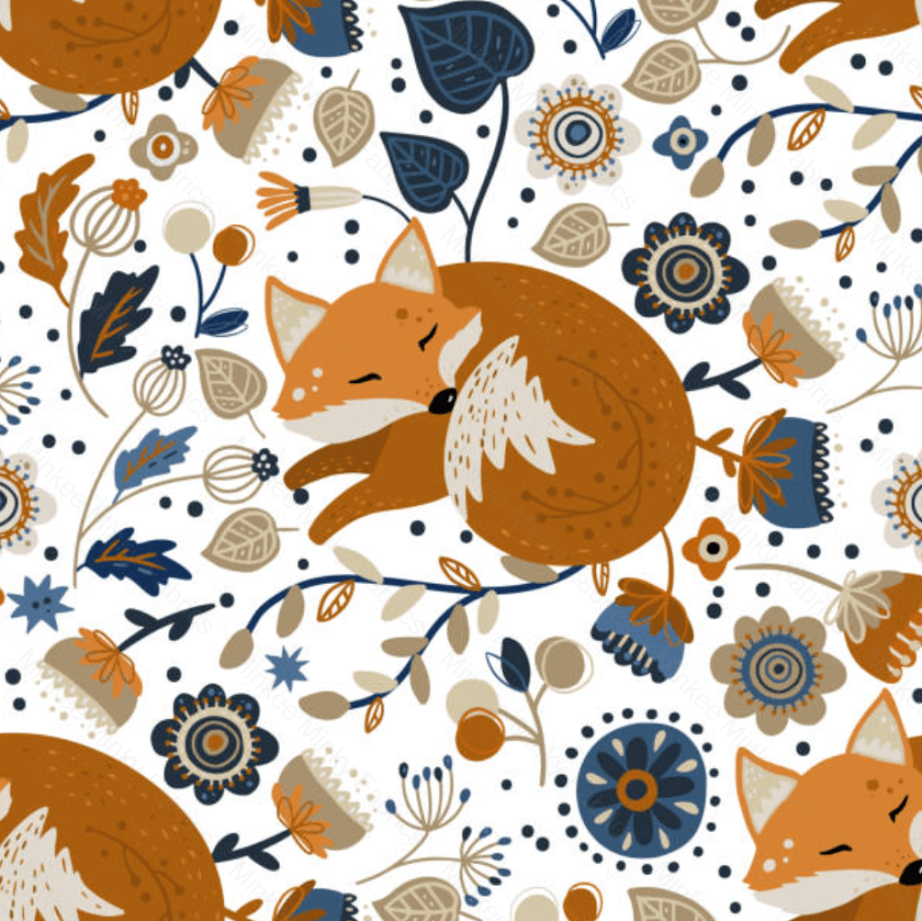 Whimsical Fox (January Pre-Order) - Fabric Digital Preorder