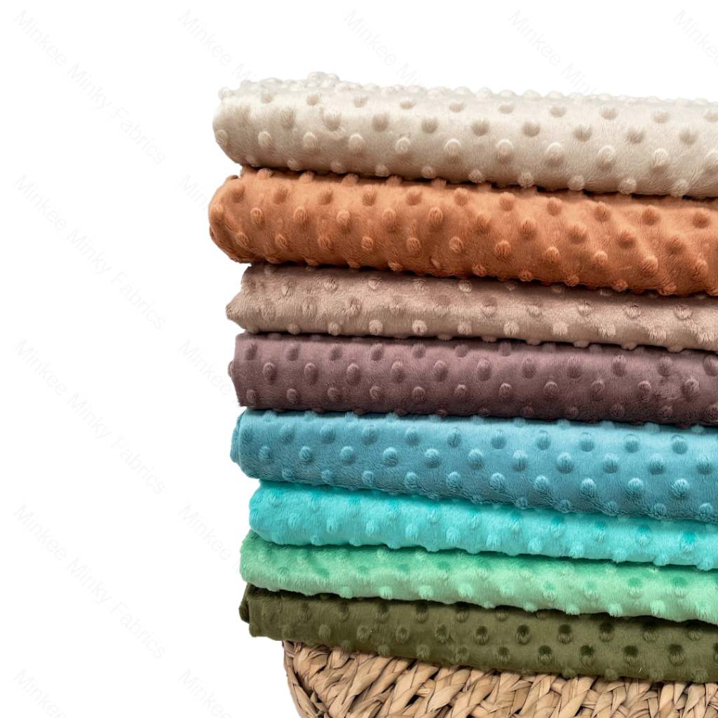 Minky Dot Fabric Stack