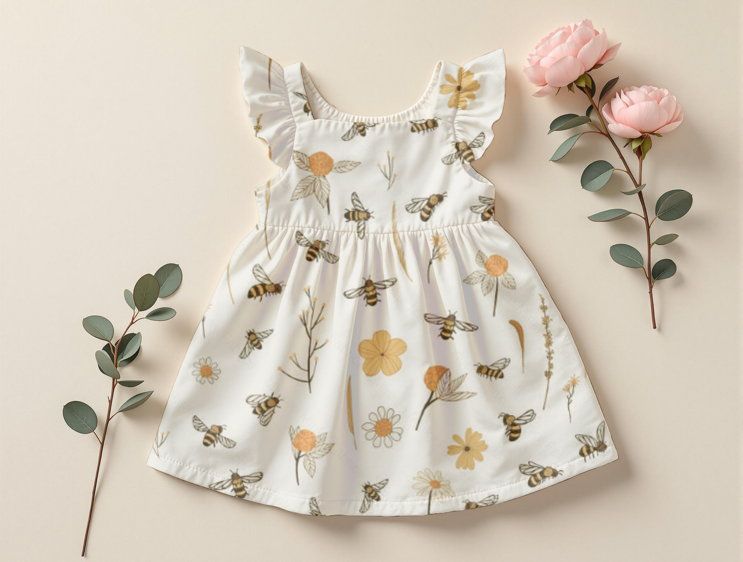 Sunflower and Bees (September Pre-Order)- Fabric