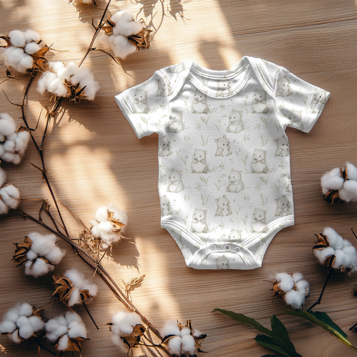Baby Wombat - Exclusive Print (September Pre-Order) - Fabric