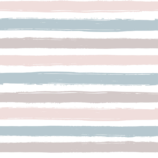 Pastel Stripes (September Pre-Order) - Fabric