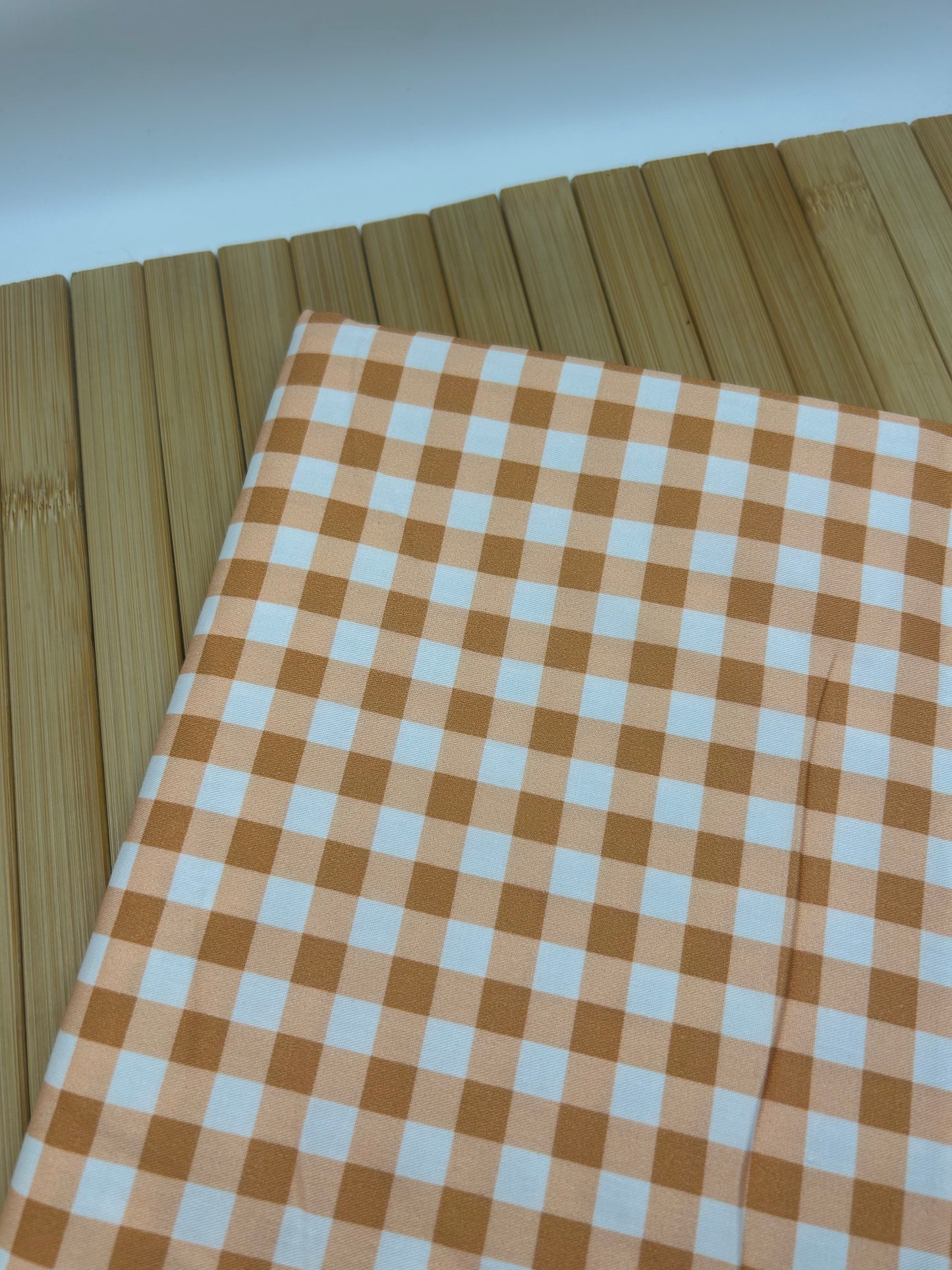 Gingham Thai Ice Tea (September Pre-Order) - Fabric