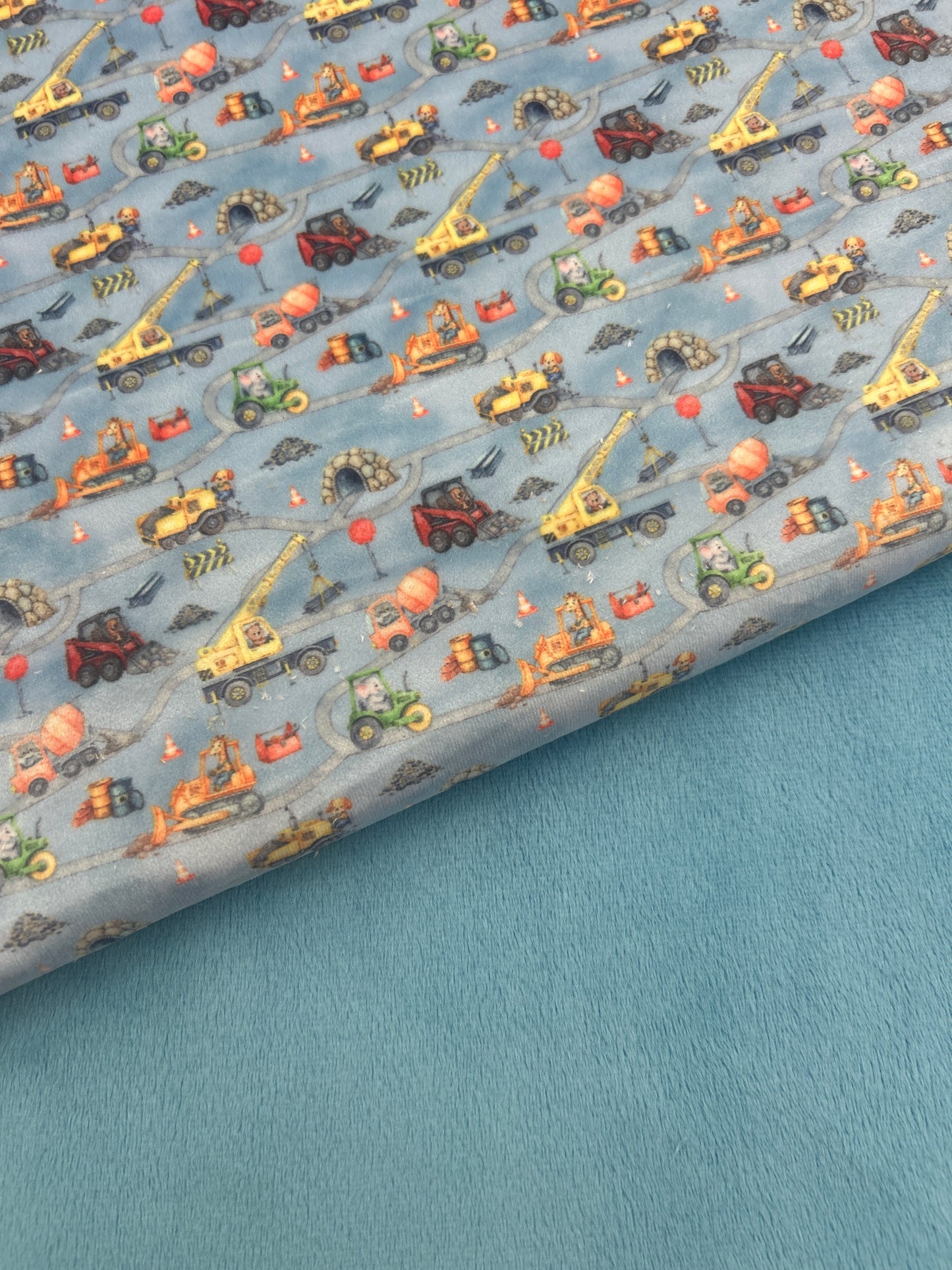 Premium Smooth Minky Fabric - Delphinium