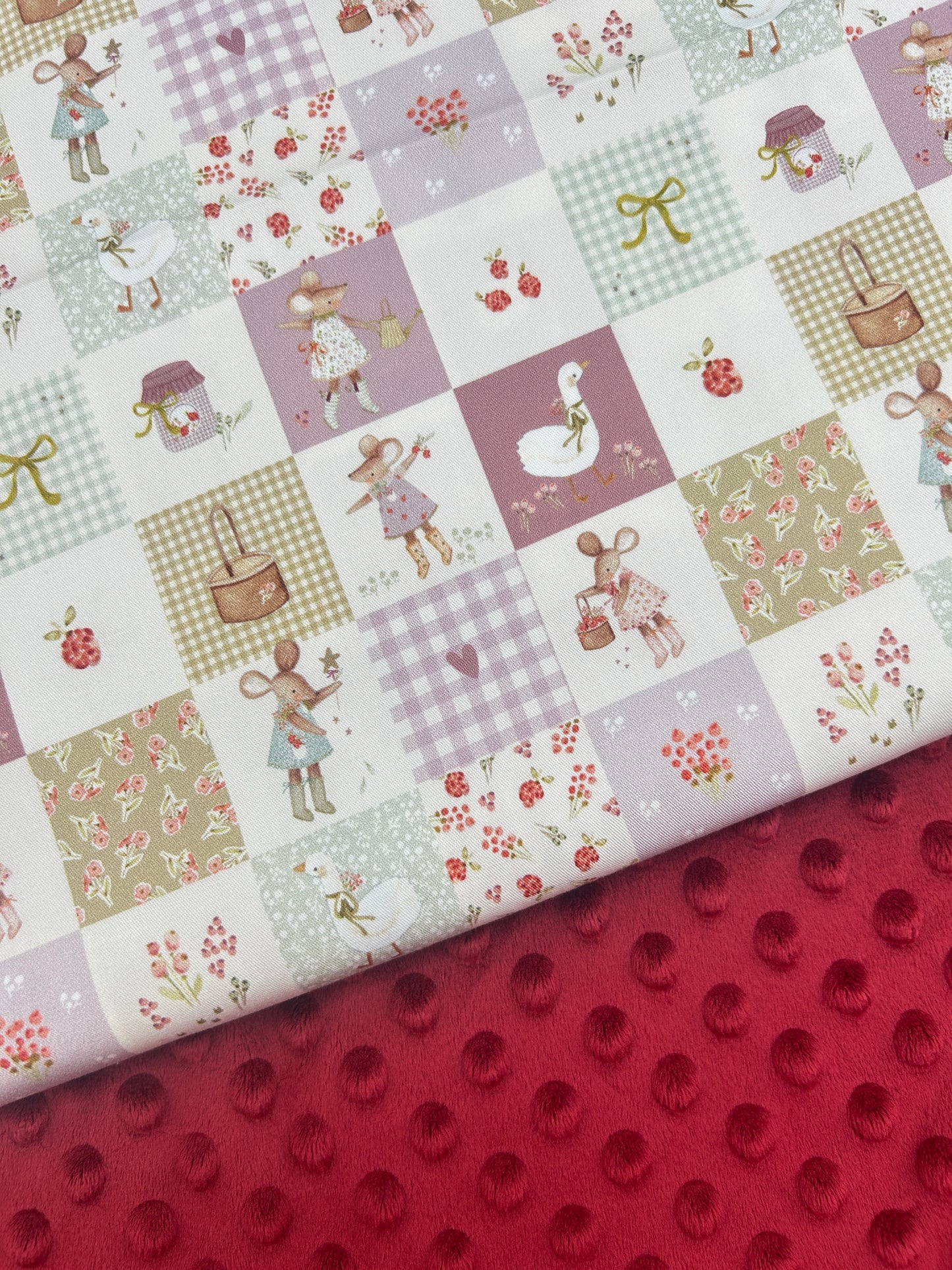 Mini Mouse Patchwork (July Pre-Order) - Fabric