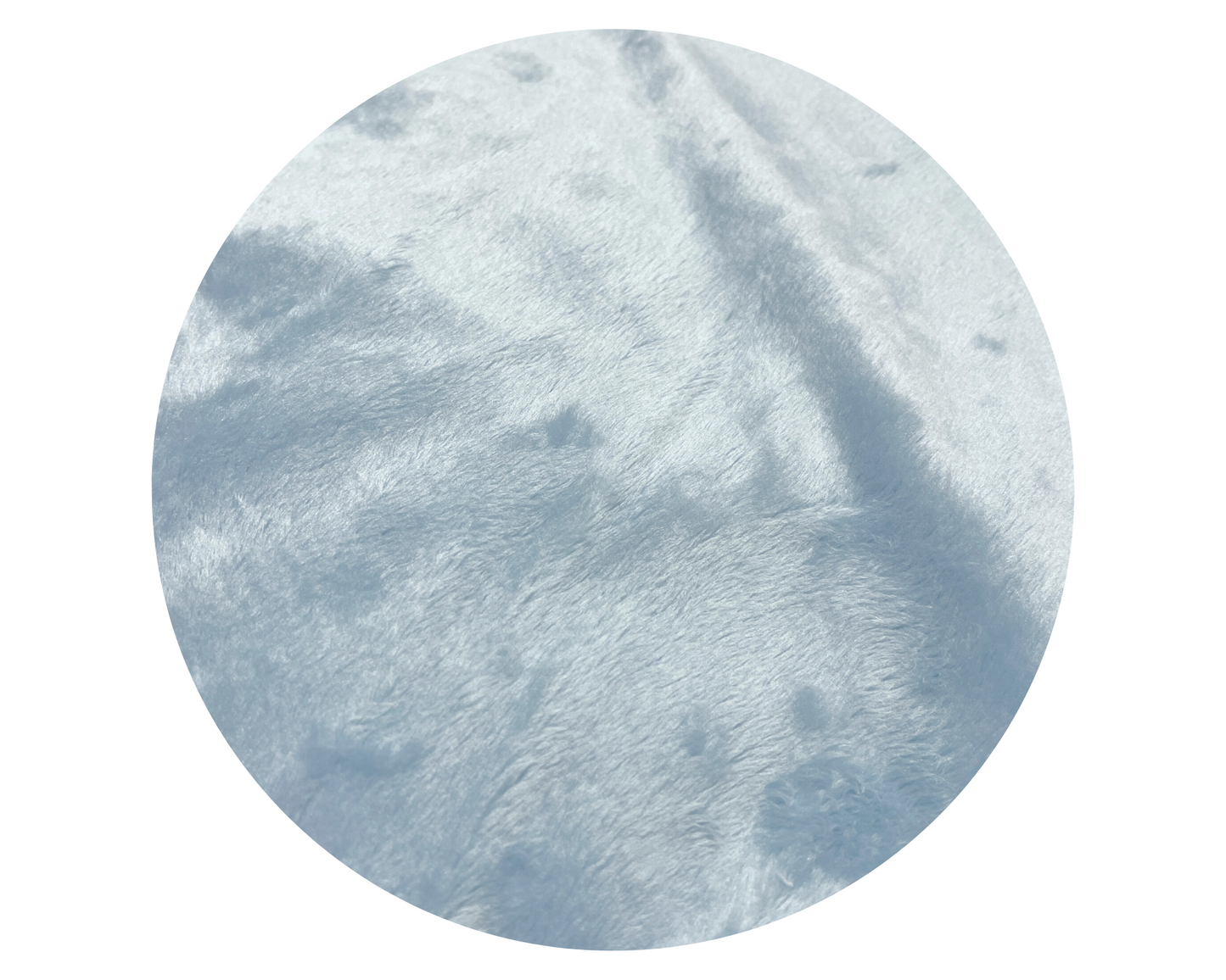 Premium Smooth Minky Fabric - Baby Blue/grey