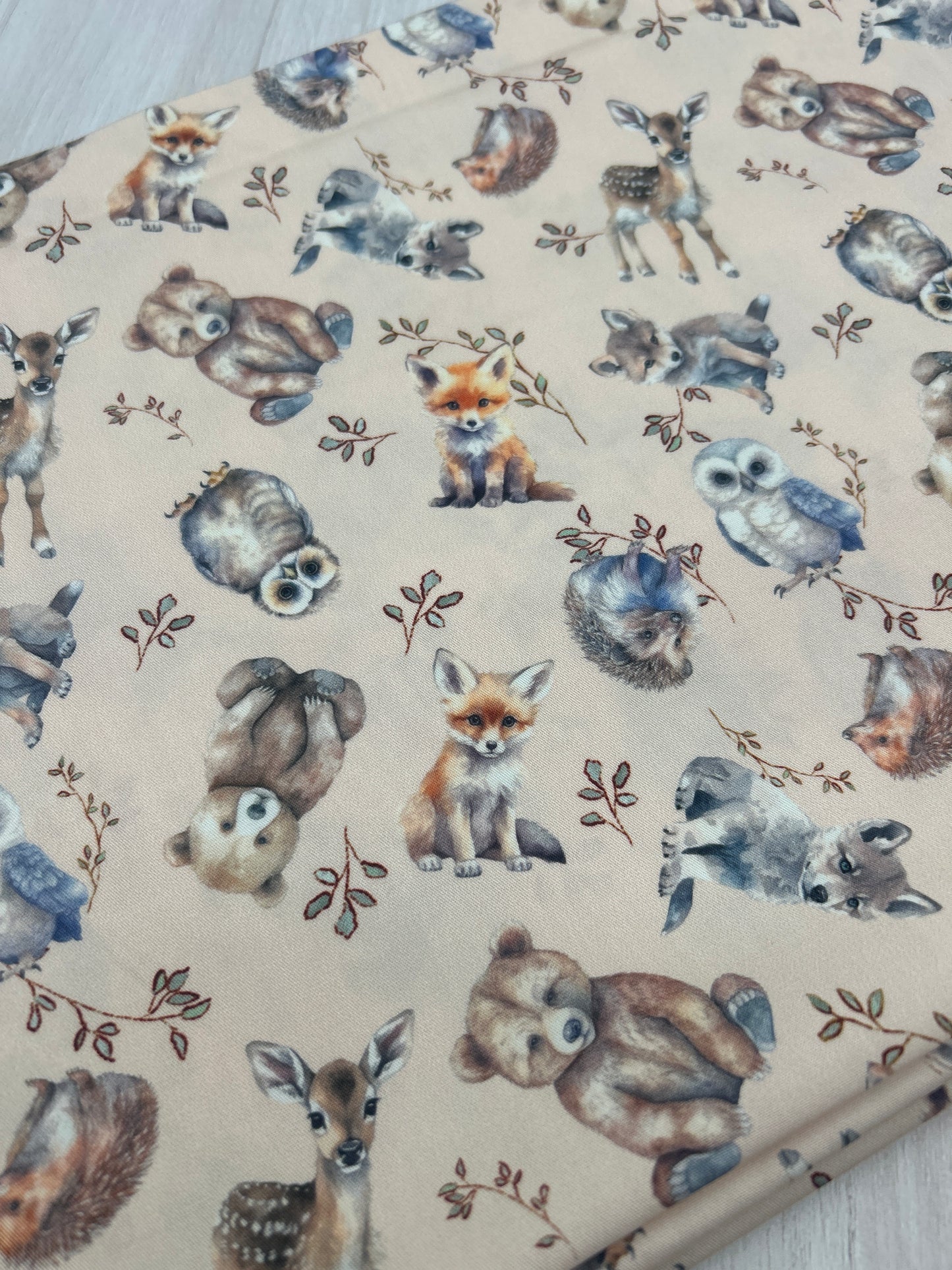 Babies of the Forest - Oatmeal (July Pre-Order) - Fabric
