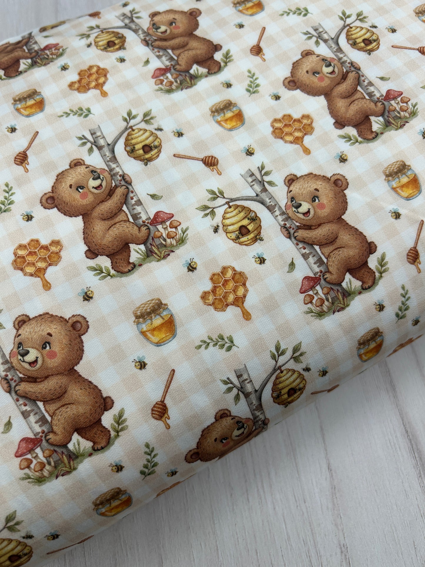 Happy Honey Bear (September Pre-Order) - Fabric