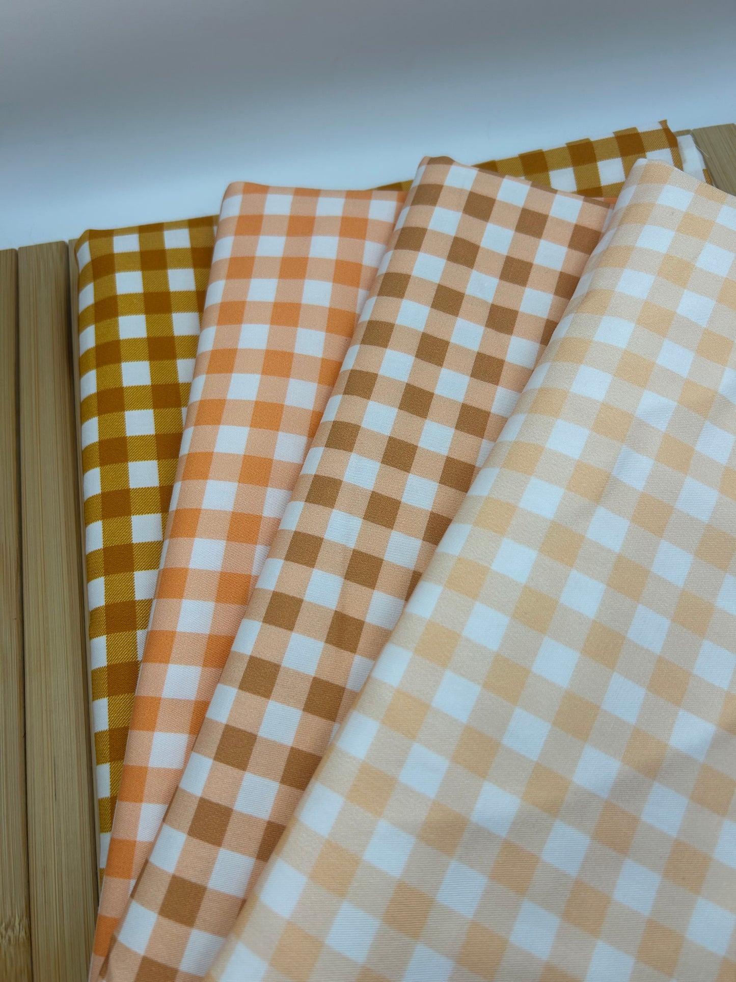 Gingham Thai Ice Tea (September Pre-Order) - Fabric