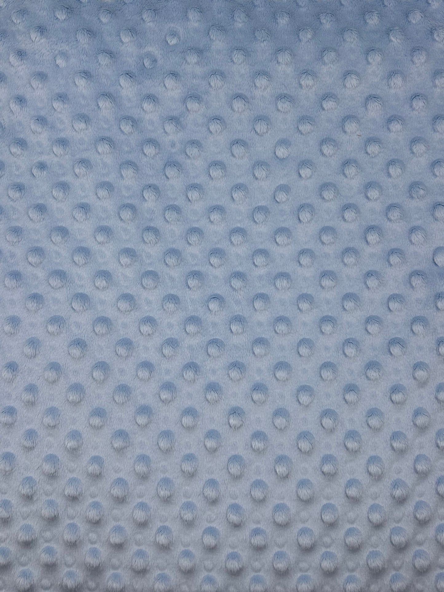 Premium Minky Dot Fabric - Baby Blue
