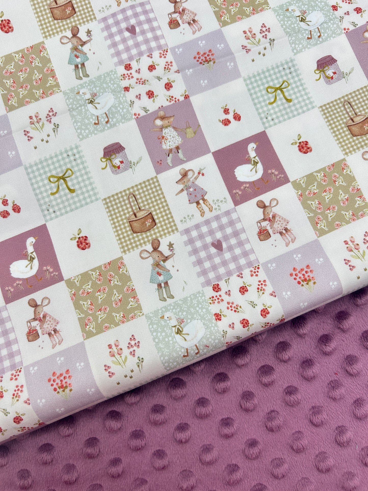 Mini Mouse Patchwork (July Pre-Order) - Fabric