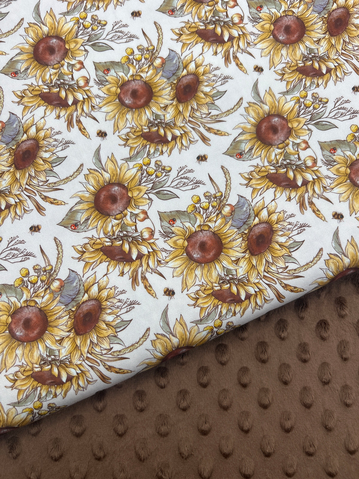 Sunflowers and Ladybugs (September Pre-Order) - Fabric