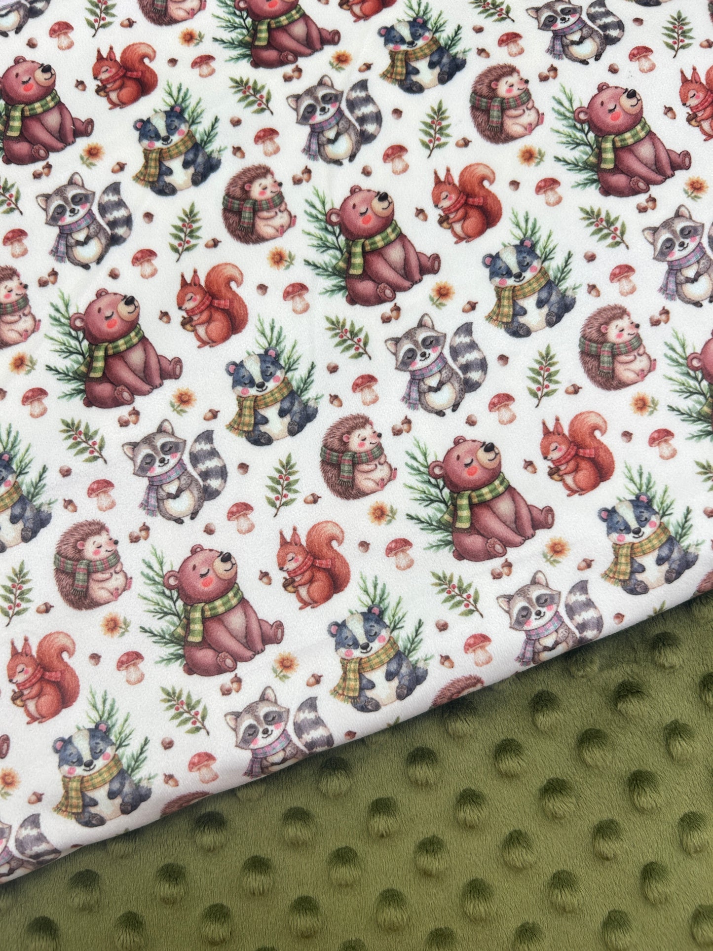 Warm Woodland Creatures (July Pre-Order) - Fabric