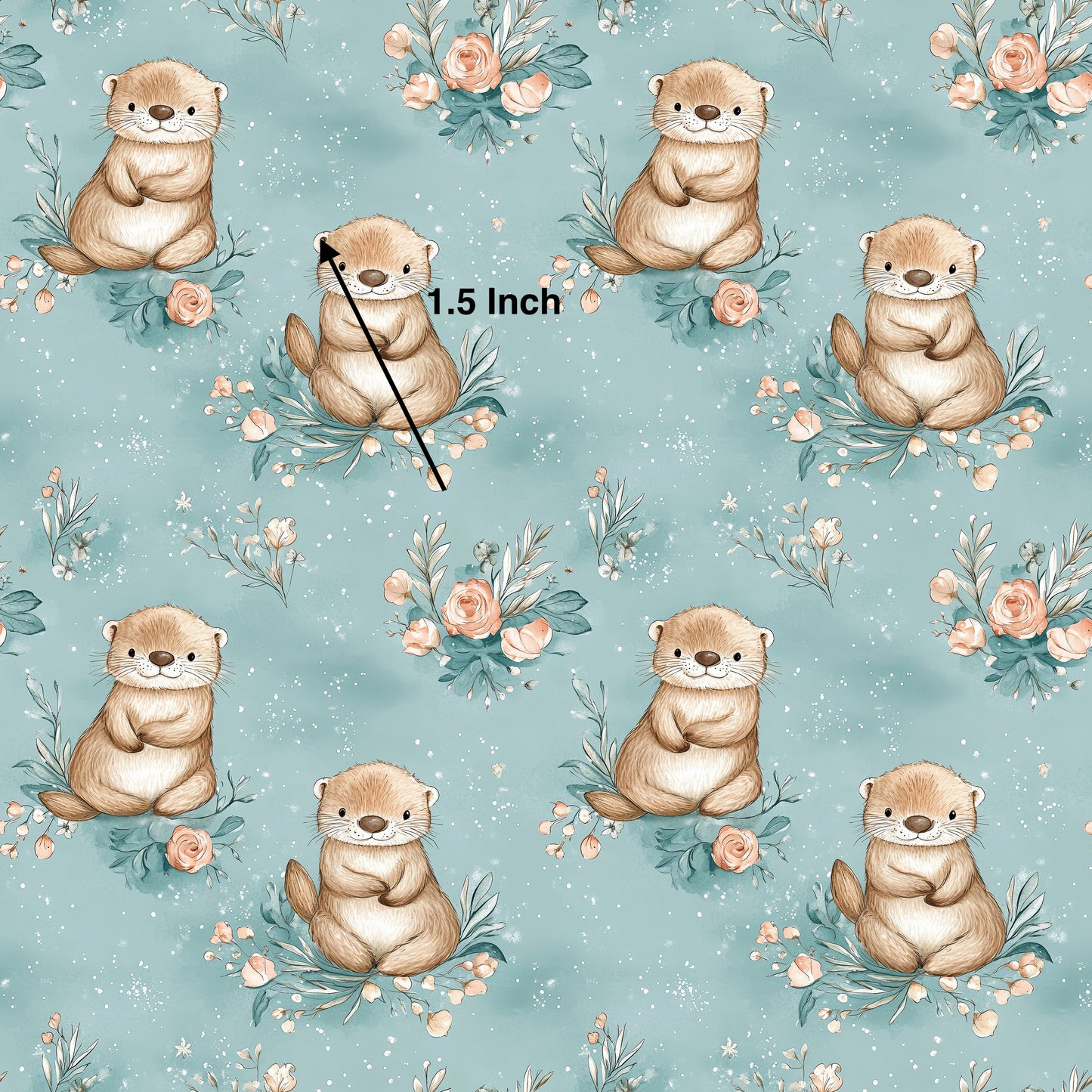Adorable Otters (May Pre-Order) - Fabric