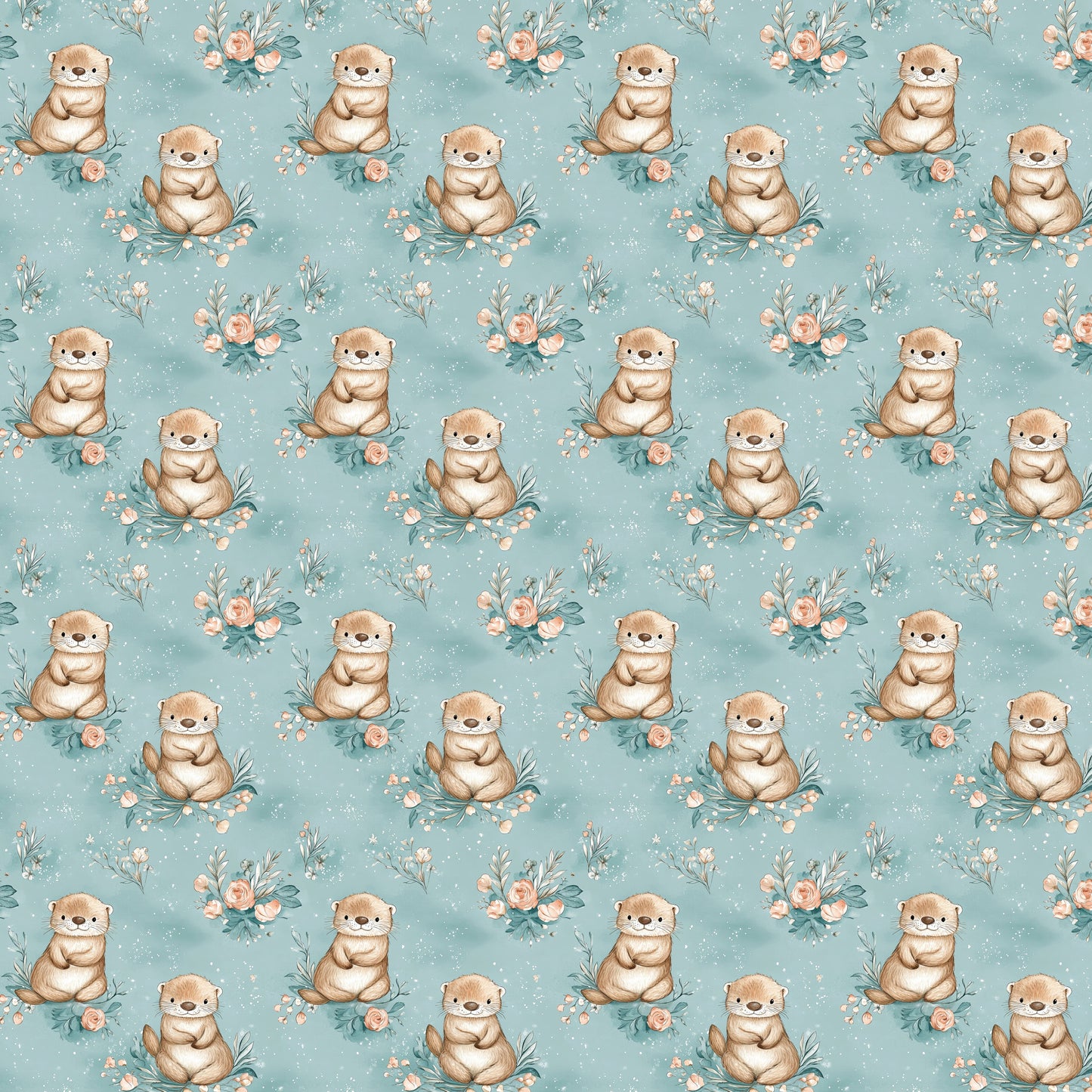 Adorable Otters (May Pre-Order) - Fabric