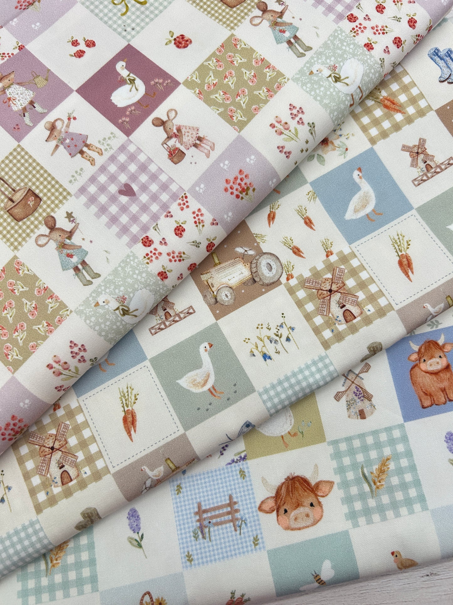 Mini Mouse Patchwork (July Pre-Order) - Fabric